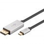 Goobay 60176 USB-C to DisplayPort Adapter Cable, 2m - 3